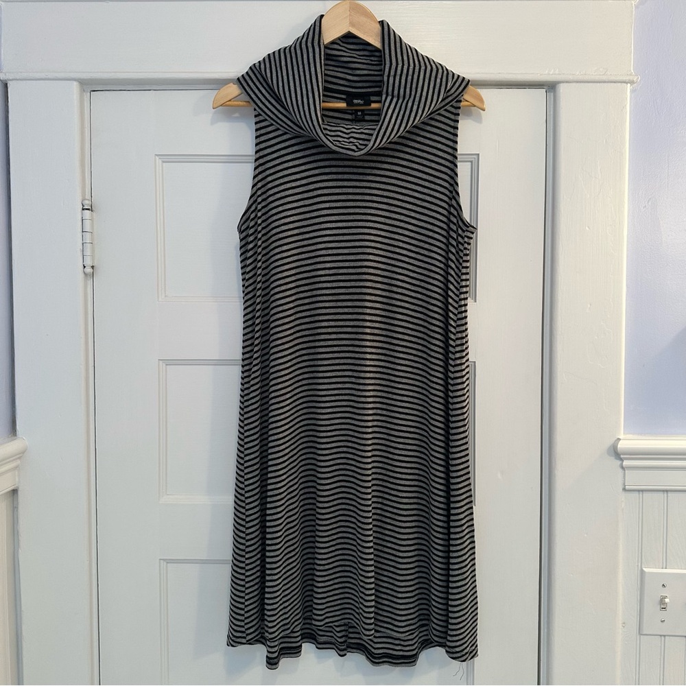 Mossimo - cowl neck striped swingy dress
